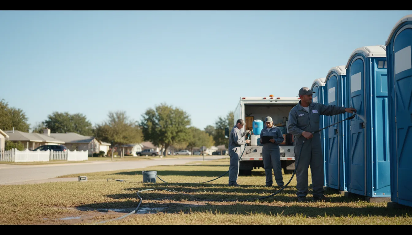 Long-Term Portable Toilet Rental in Chesterhill, OH near me